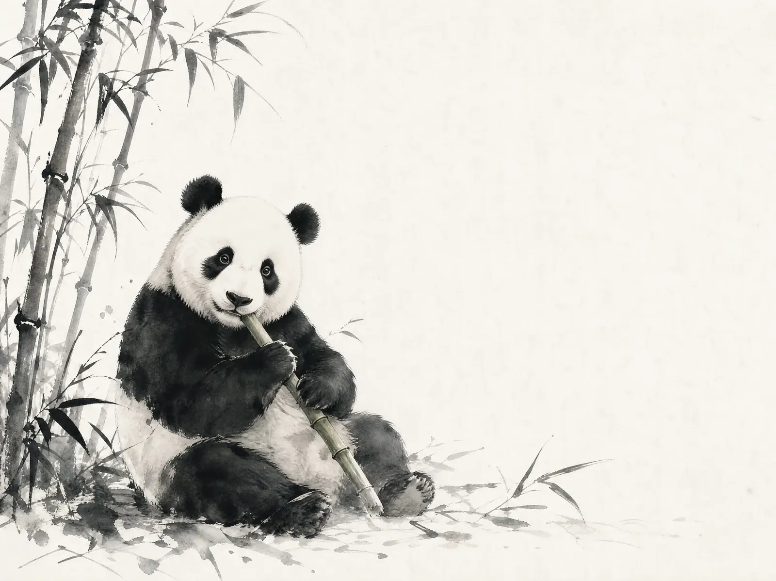 Ink wash